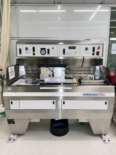 Lot 1040 - Amerimade 6FT-WPS-SS Stainless-Steel Wet Process Station with Dual Tank Controls