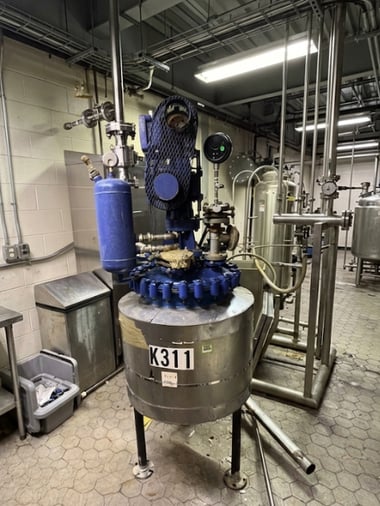 Lot 398 - Pfaudler Glass Lined Reactor